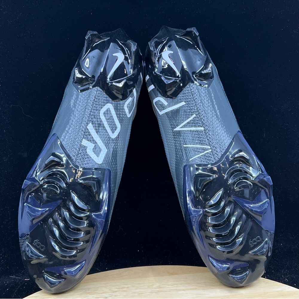 Nike Vapor Edge 360 Pro Navy Blue Football Cleats DV0778-001 Men's Size 12.5 - Picture 9 of 10